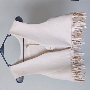 Saints & Hearts Fringe Vest Size Large